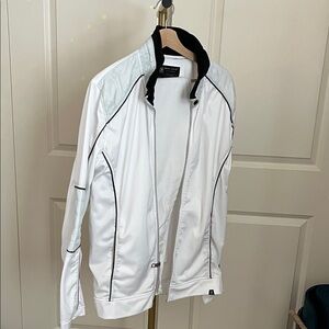 Marc Ecko White Jacket with Black Accents